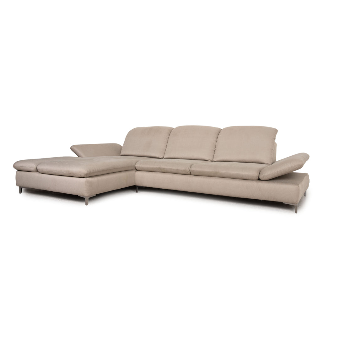 Willi Schillig Select Venus Plus Fabric Corner Sofa Gray Sofa Couch Function