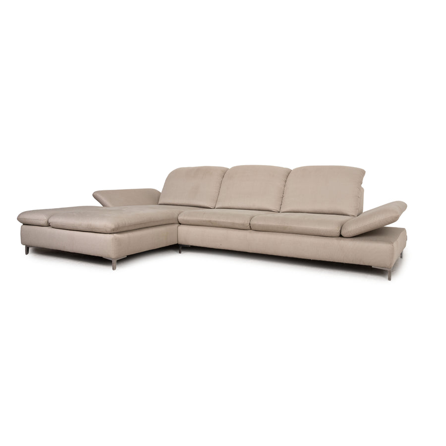 Willi Schillig Select Venus Plus Fabric Corner Sofa Gray Sofa Couch Function