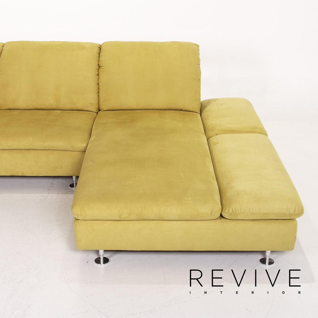 Willi Schillig Select Venus Plus Stoff Ecksofa Grün Sofa Couch #14169