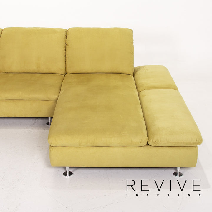 Willi Schillig Select Venus Plus Stoff Ecksofa Grün Sofa Couch #14169