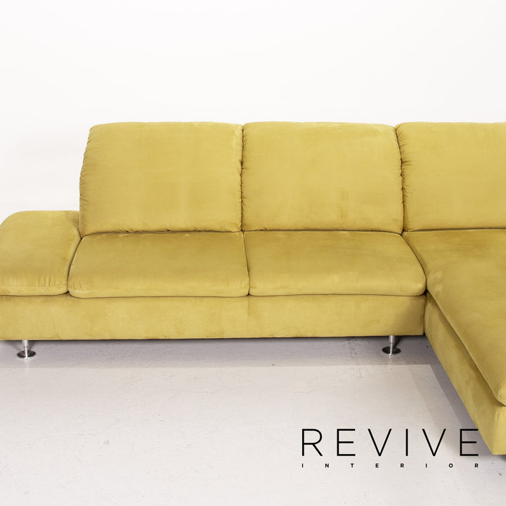 Willi Schillig Select Venus Plus Stoff Ecksofa Grün Sofa Couch #14169