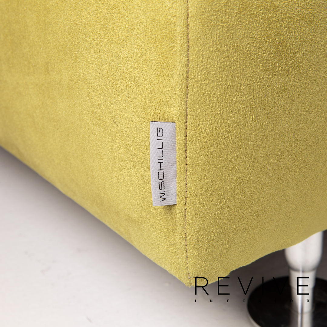 Willi Schillig Select Venus Plus Stoff Ecksofa Grün Sofa Couch #14169