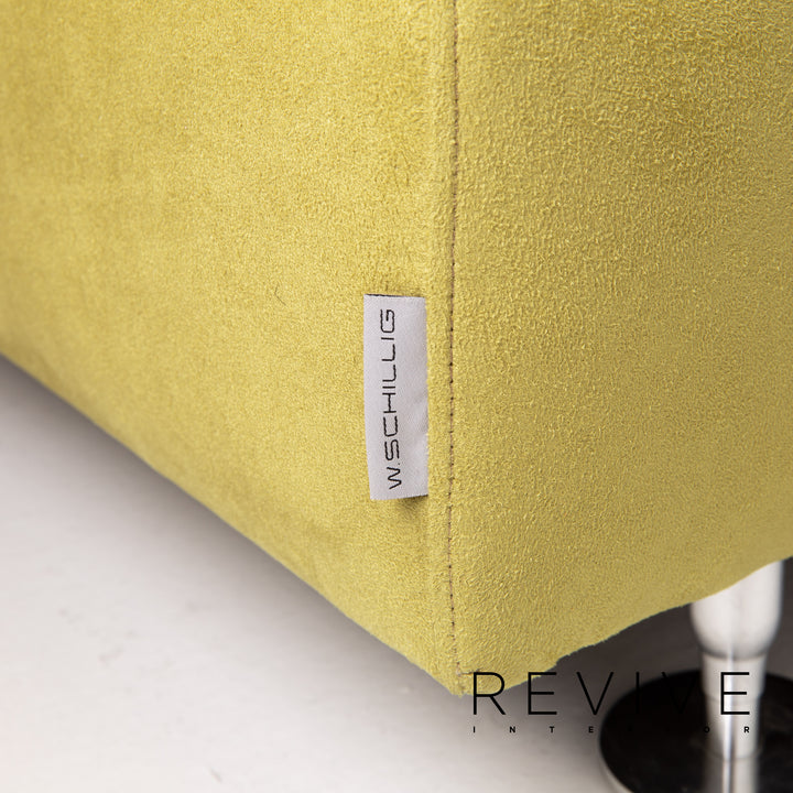 Willi Schillig Select Venus Plus Stoff Ecksofa Grün Sofa Couch #14169
