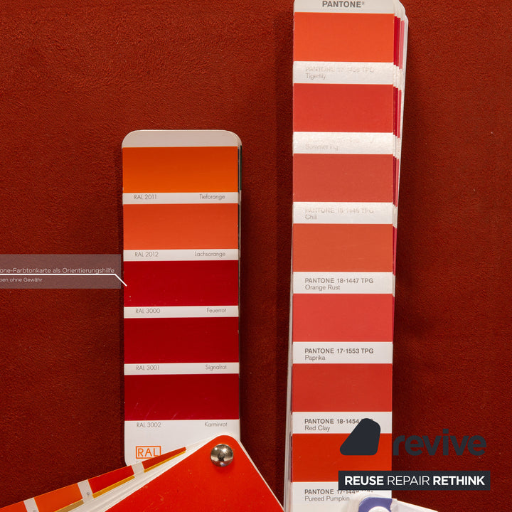 Willi Schillig fabric stool terracotta
