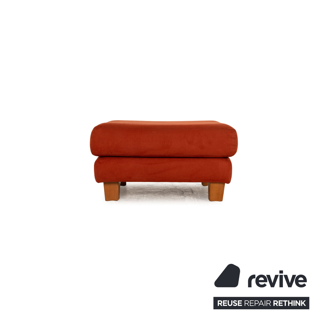 Willi Schillig fabric stool terracotta