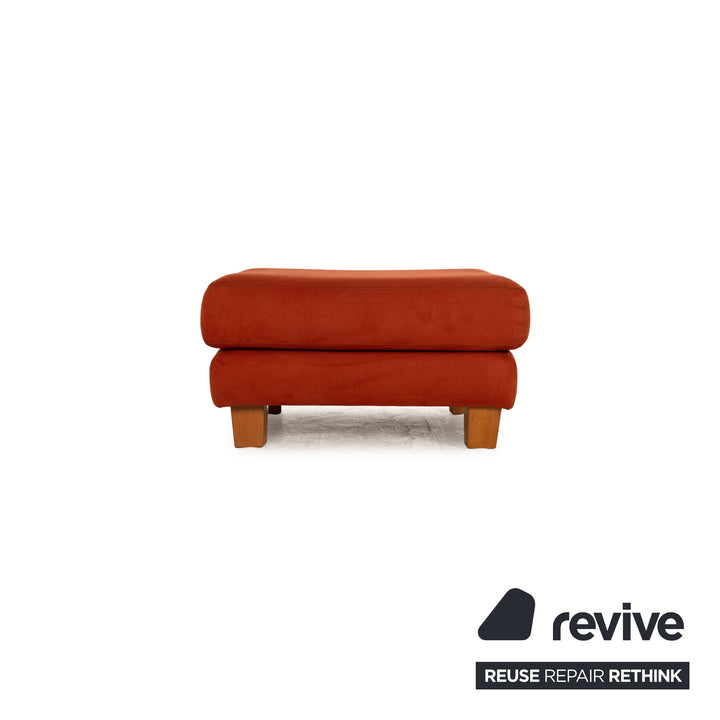 Willi Schillig fabric stool terracotta