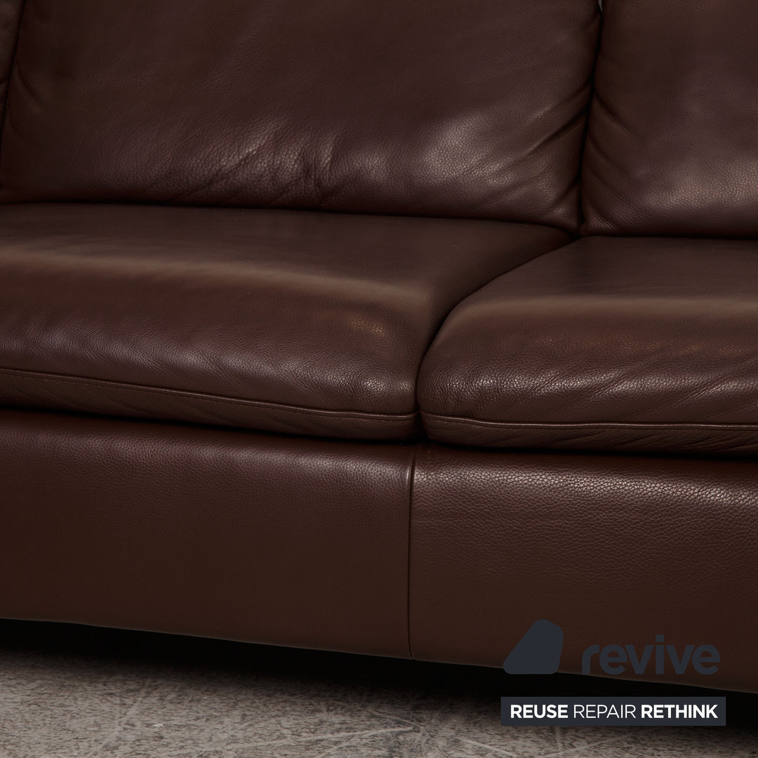 Willi Schillig Taoo Leder Ecksofa Braun Sofa Couch Funktion
