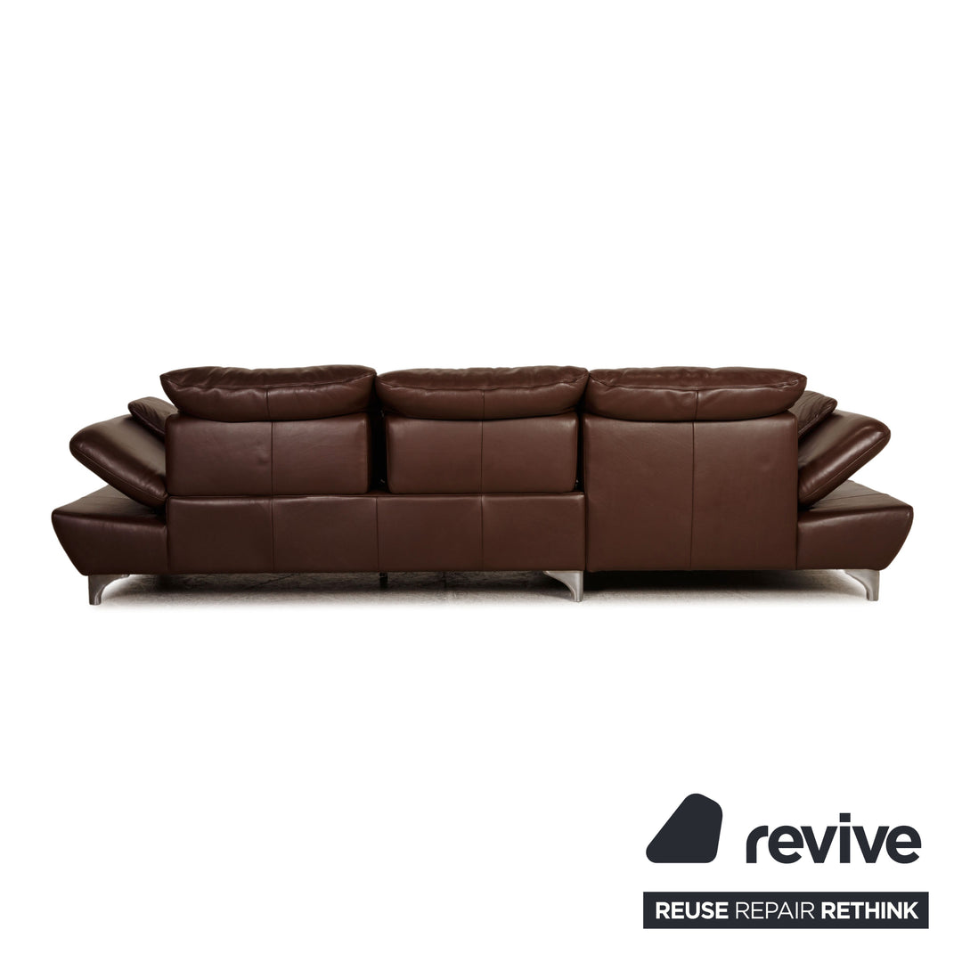 Willi Schillig Taoo Leder Ecksofa Braun Sofa Couch Funktion