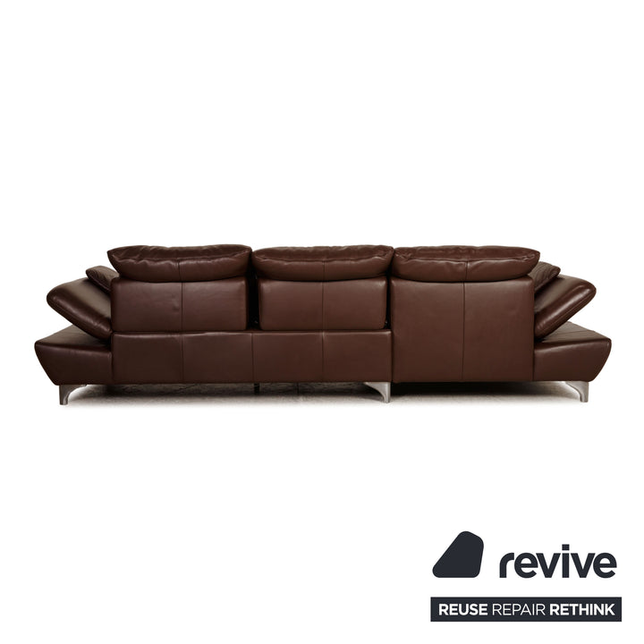 Willi Schillig Taoo Leder Ecksofa Braun Sofa Couch Funktion
