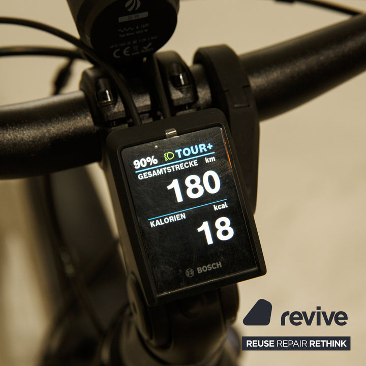 Vélo de randonnée électrique Winora Yakun 10 en aluminium noir RH 45