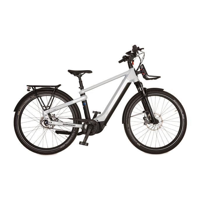Winora Yakun R5 Pro Aluminium E-Trekking Bike Weiß RH 45 Fahrrad